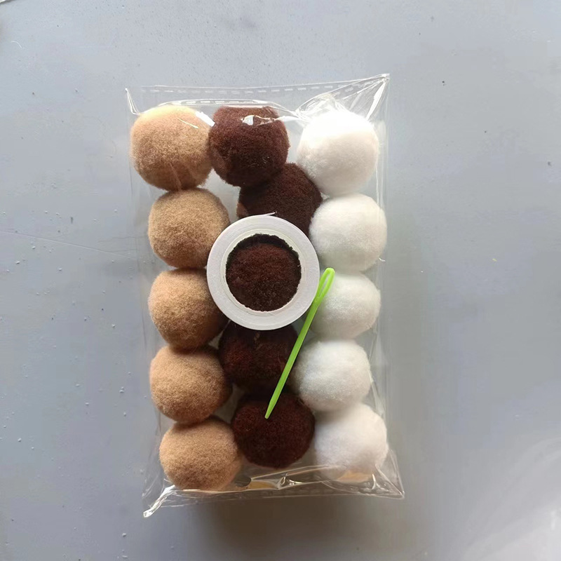 빈티지 모피 볼 스트링