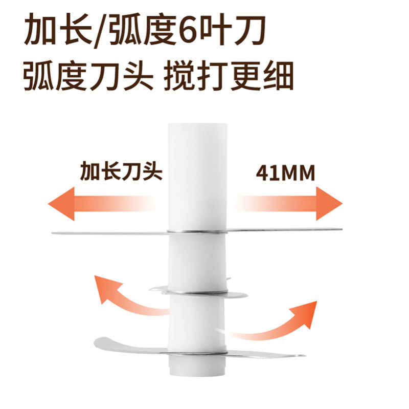 泡芙多功能电动料理机婴儿宝宝辅食机捣蒜辣椒搅拌蒜泥神器绞肉机|undefined