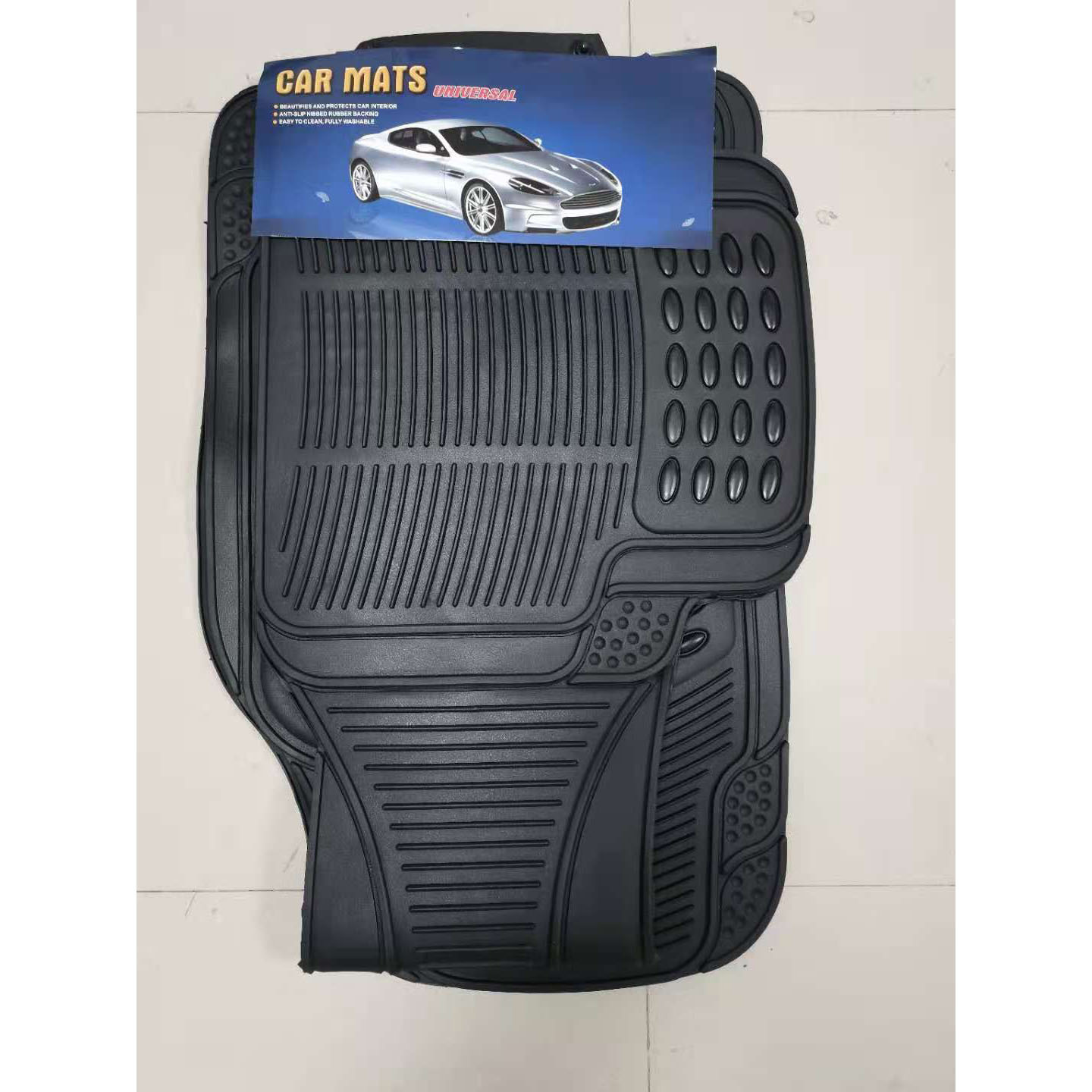  Alfombra de coche impermeable 3 piezas, antideslizante, uso todo el año, fábrica directa