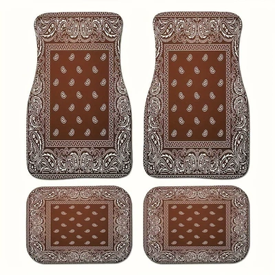Style Car Floor Mats, Stain-Resistant, Avtomobil döşəmə paspasları - 1-138-suit-3-3344cm-two-piece-pack