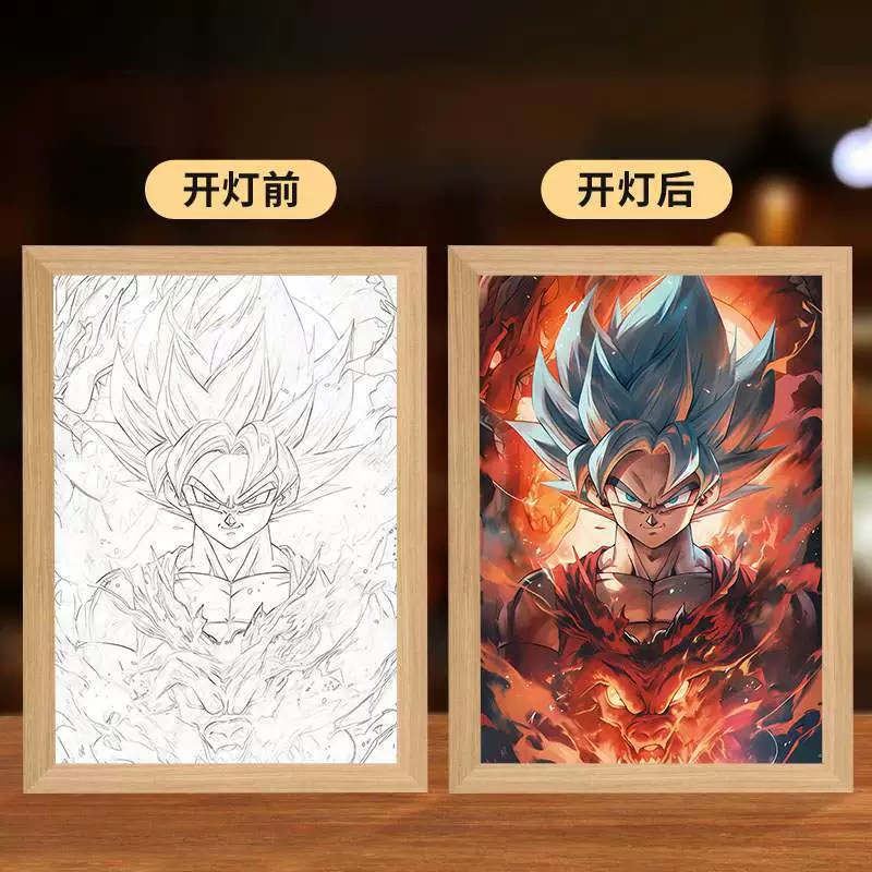 Dragon Ball, lightweight creative lights for bedroom