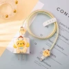 Yellow cartoon set, 4 piece set