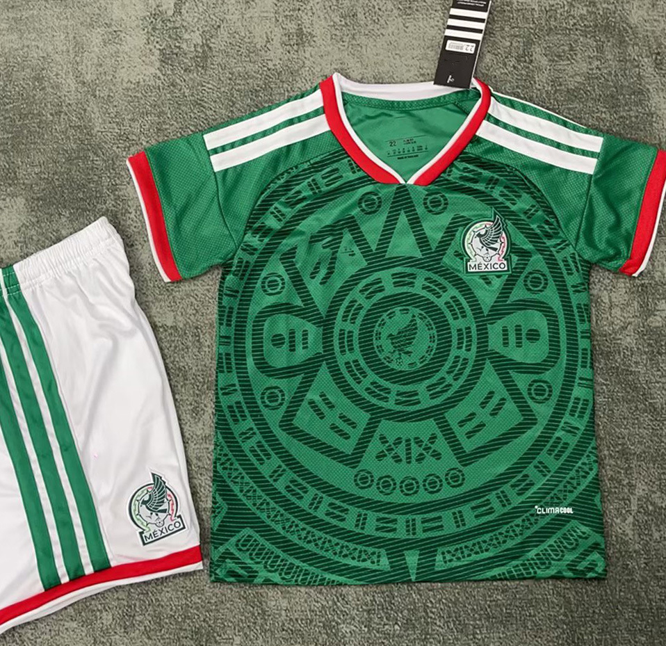 Trajes infantiles 2026 Copa del Mundo de México, México, Italia, Alemania, ropa infantil, un cabello