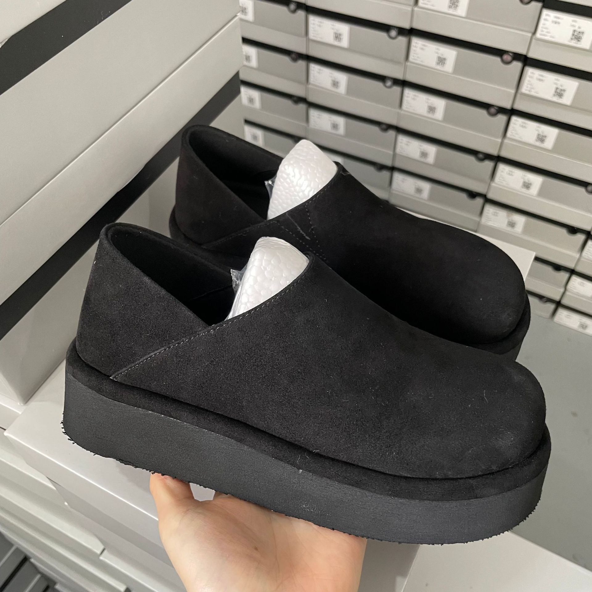 Mocassini slip-on da donna in vera pelle scarpe casual comode_voghion.com