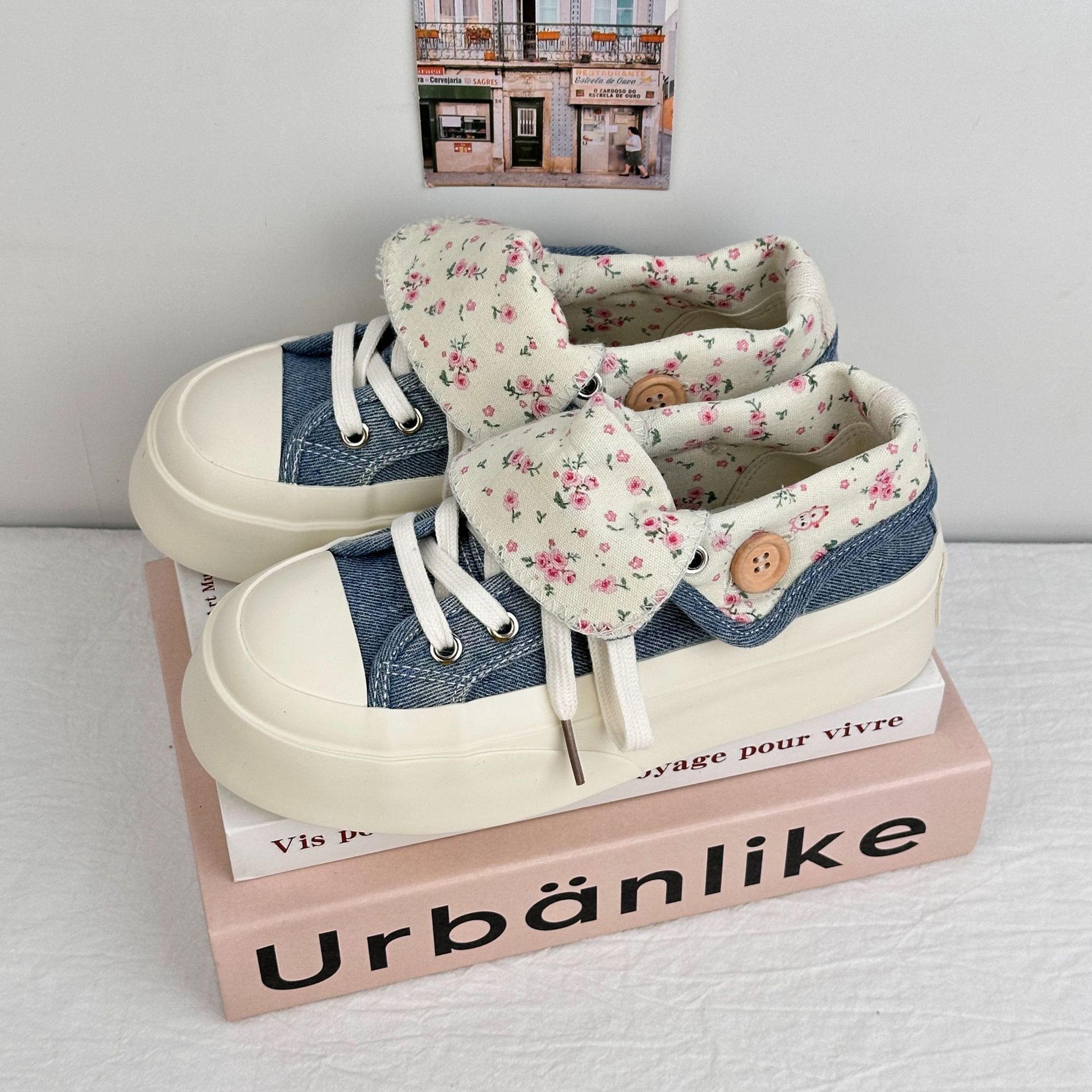 Yuanbo Xiazhong Design Sense Canvas Zapatos Mujer 2025 Verano Dos ropa Zapatos blancos finos transpirables Todo fósforo