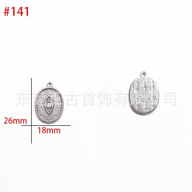 クロスボーダー悪魔の目ペンダントステンレス鋼 diy アクセサリーネックレスキーホルダーペンダントアイドリップオイルアクセサリーメーカー|undefined
