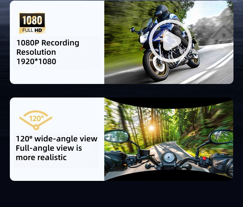 Cross-border new motorcycle helmet Bluetooth headset 600m intercom HD video and photo all-in-one with long battery life