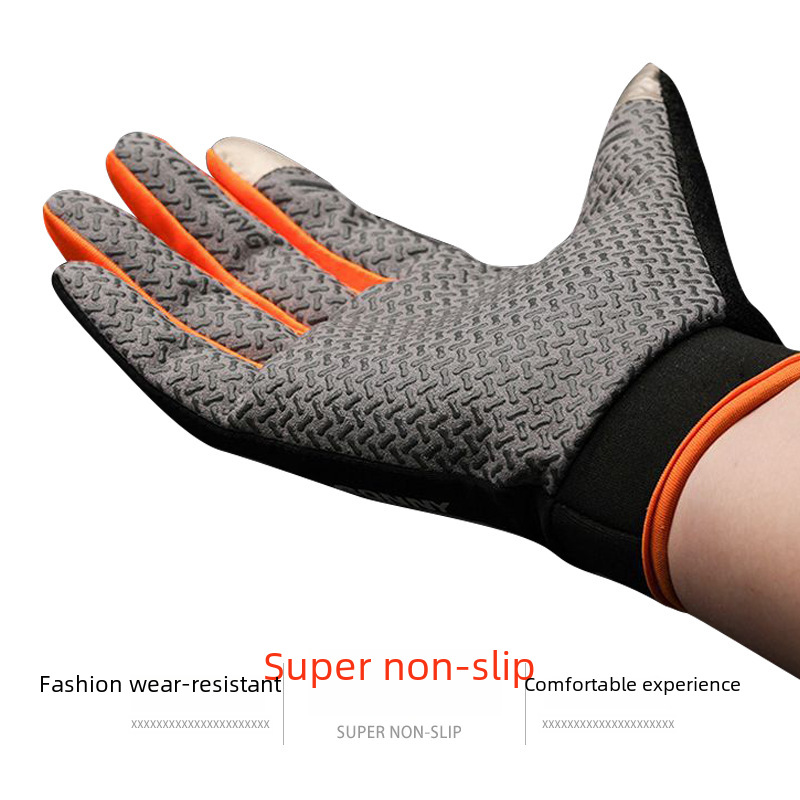 Tactical gloves Adult Men's and Women's Ice Silk Gloves Outdoor Riding Non-Slip Touch Screen Golf Bike Sunscreen Gloves_voghion.com