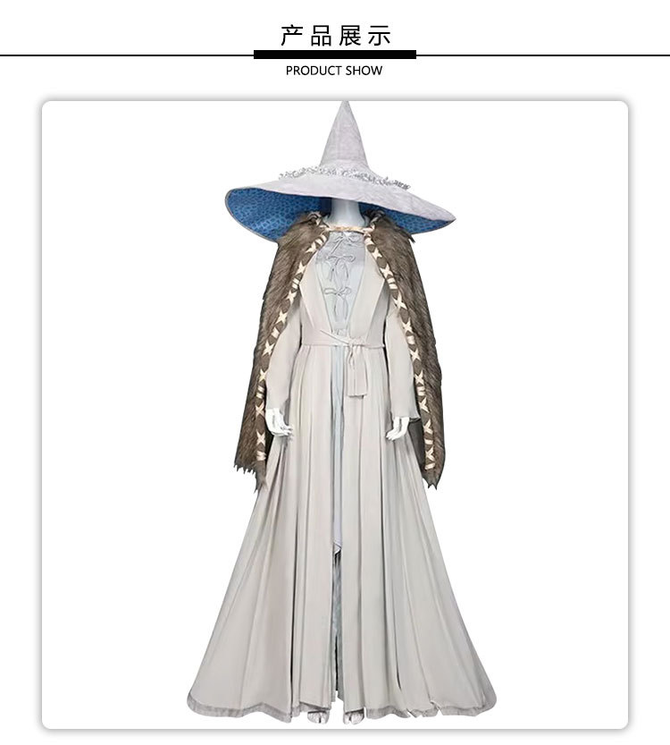 Elden Ring Game Ranni the Witch Cosplay Costume Full Set with