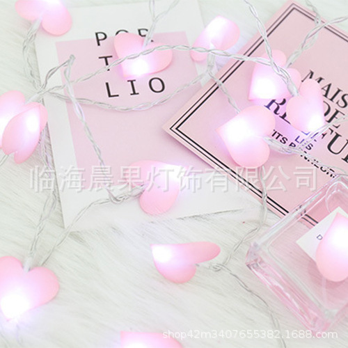 网红灯少女心灯串 LED爱心灯小彩灯宿舍卧室装饰灯