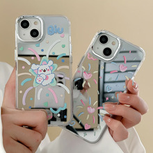 适用苹果13手机壳14promax镜面ins潮流11苹果12pro华强北手机配件