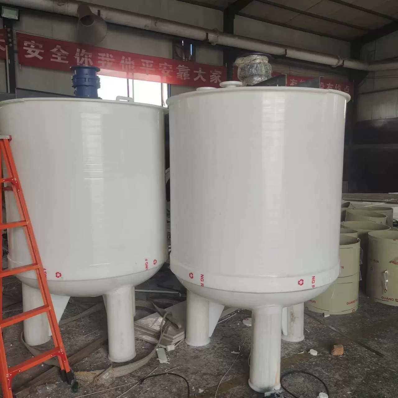 青海西宁 聚丙烯PPH搅拌罐 塑料缠绕桶 高效搅拌 用途广泛