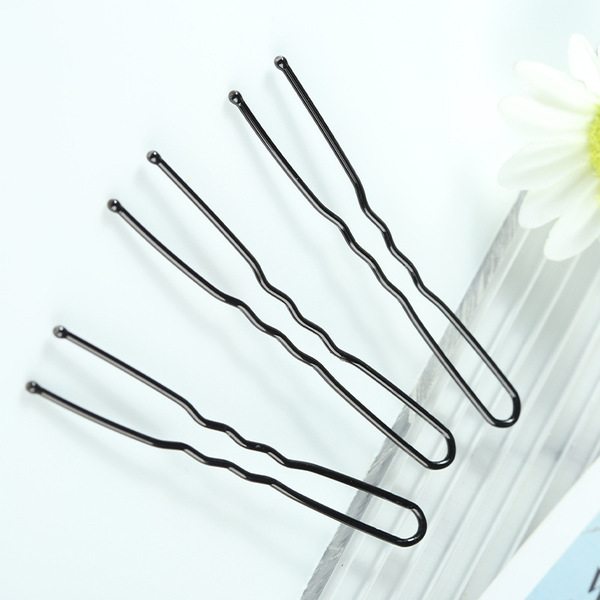 black hairgrip for bride