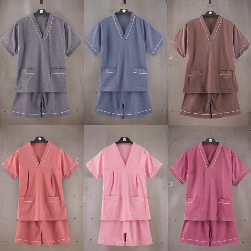 2026新款汗蒸服贡麻浴服大码男桑拿服洗浴酒店足浴汉蒸按摩理疗服