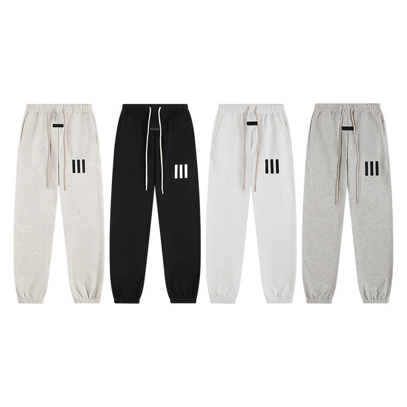 Fog Essentials Flocked 1977 Pants High Street Loose Casual Sports Autumn Winter Jogger Sweatpants for Men Fog Essentials Flocked 1977 Pants High Street Loose Casual Sports Autumn Winter Jogger Sweatpants for Men
