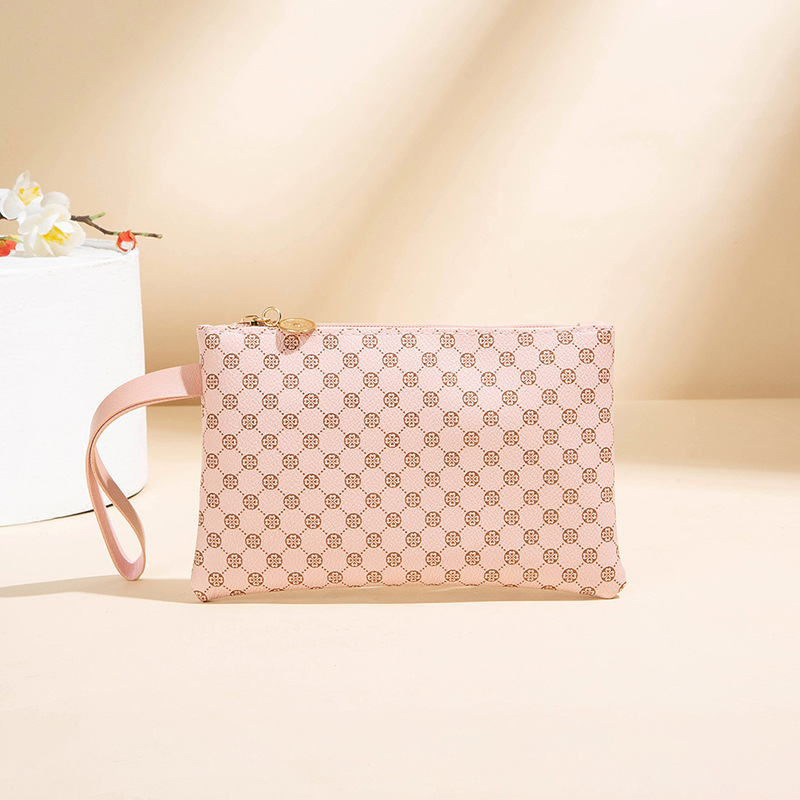 Bolso de mano tipo clutch con estampado fresco de arcoíris tejido, moda 2025, monedero para mujer, envío directo.