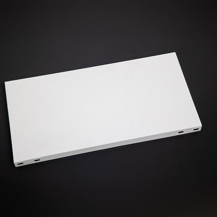 Shelf Household Metal Steel Plate Iron Plate White Light Storage Rack Storage Shelf Angle Steel Wardrobe Laminated Board