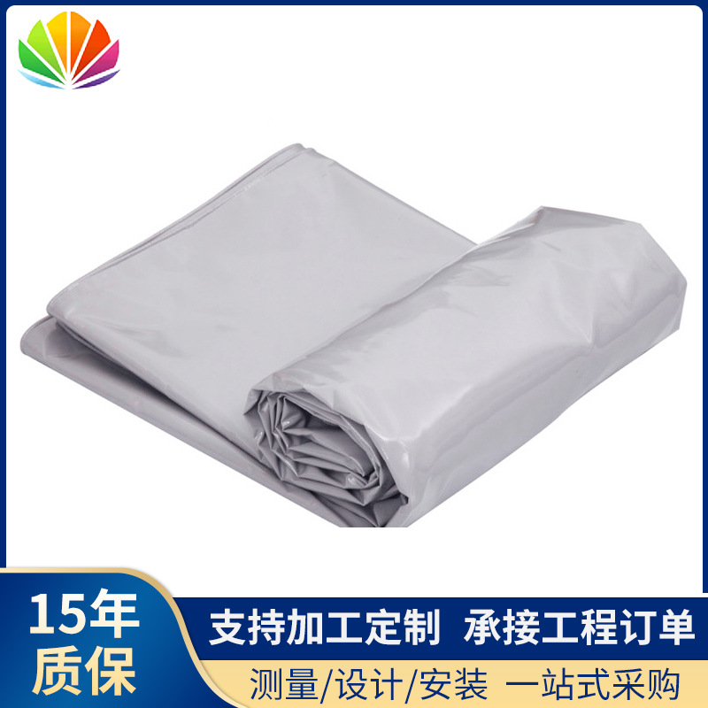 PVC涂塑布篷布 防水防晒帆布彩条布 耐磨抗老化货场盖布