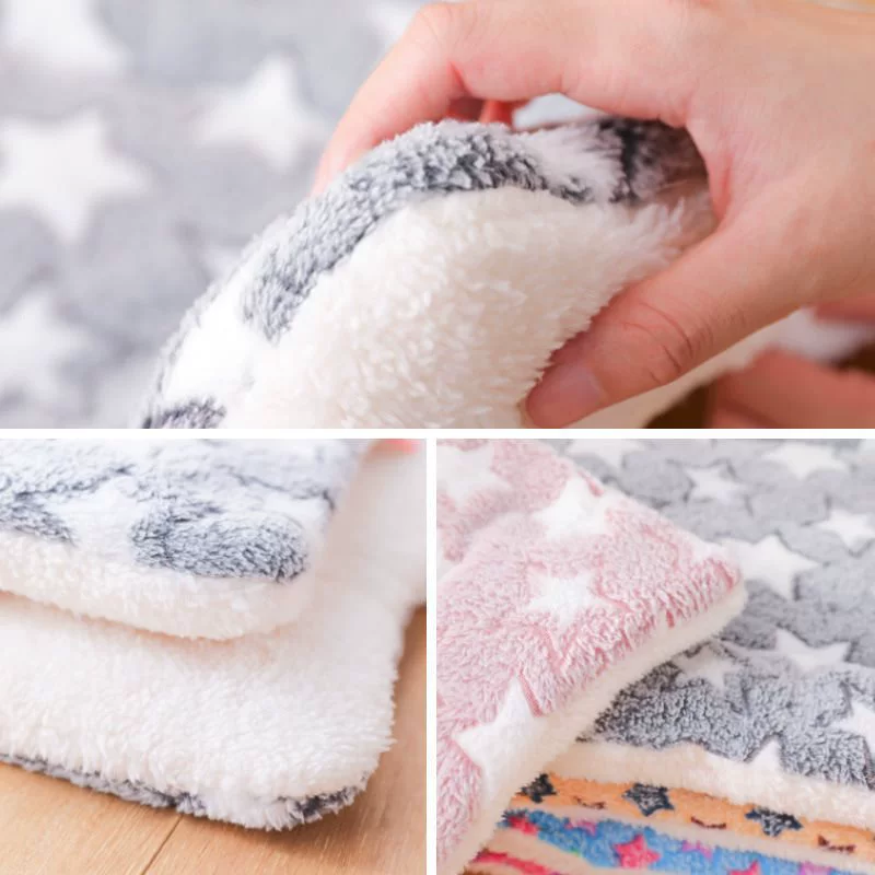 Universal flannel duvet, double-sided keep warm pillow