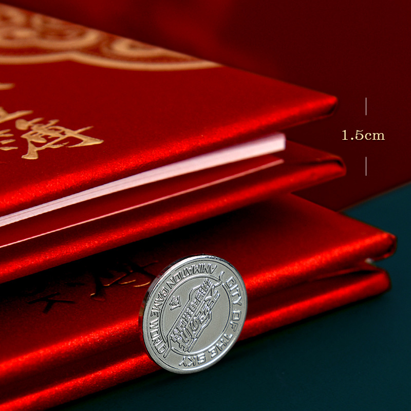 Regalo Libro de Oro libro de firma libro de la firma del libro creativo libro de regalo suministros de la boda Luna Llena favor de la boda libro de la boda