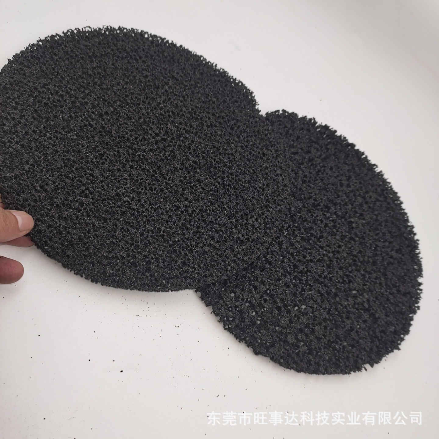 厂家生产5-100ppi粗孔活性碳过滤棉 爆破海绵聚氨酯过滤海绵