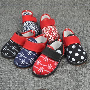 [Handmade semi-rubber sole clearance processing] Spring and Autumn children's shoes multi-layer bottom toddler shoes baby children's canvas shoes