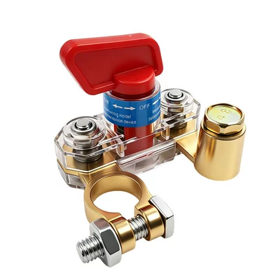 Car on the line of fire with Light, Made of Pure - transparent-shell-flying-wing-red-handle-switch-pure-copper