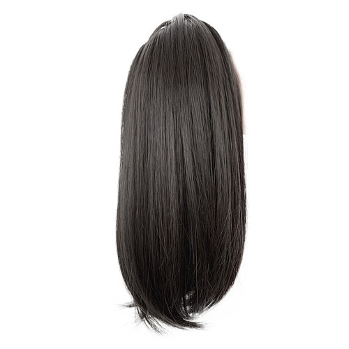 Ponytail wig for women with clip-on inner buckle short ponytail internet celebrity natural simulated fake braid hair accessories manufacturer wholesale