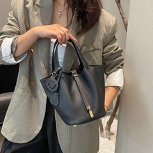 高级定制头层TOGO皮菜篮子包包女士手提包时尚百搭流行通勤奢侈风