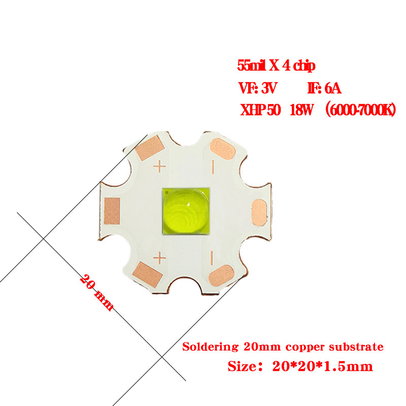 Dc 3v/6v/12v xhp 50電球t 6 xhp 70電球xhp 90 led 18-40w強光懐中電灯|undefined