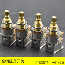 电吉他音量旋钮音色电位器电贝司贝斯双层开关双联弹跳提升开关