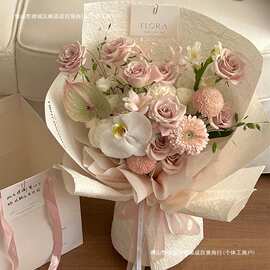 闺蜜永生花香皂花61温柔感玫瑰花束送女友生日礼物七夕节