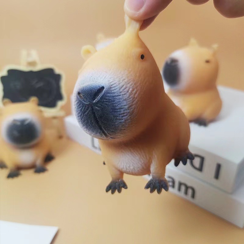 人気のネット有名人カピバラ、カピバラの君がストレスを解消して発散する、新しい動物のピンチおもちゃの卸売|undefined