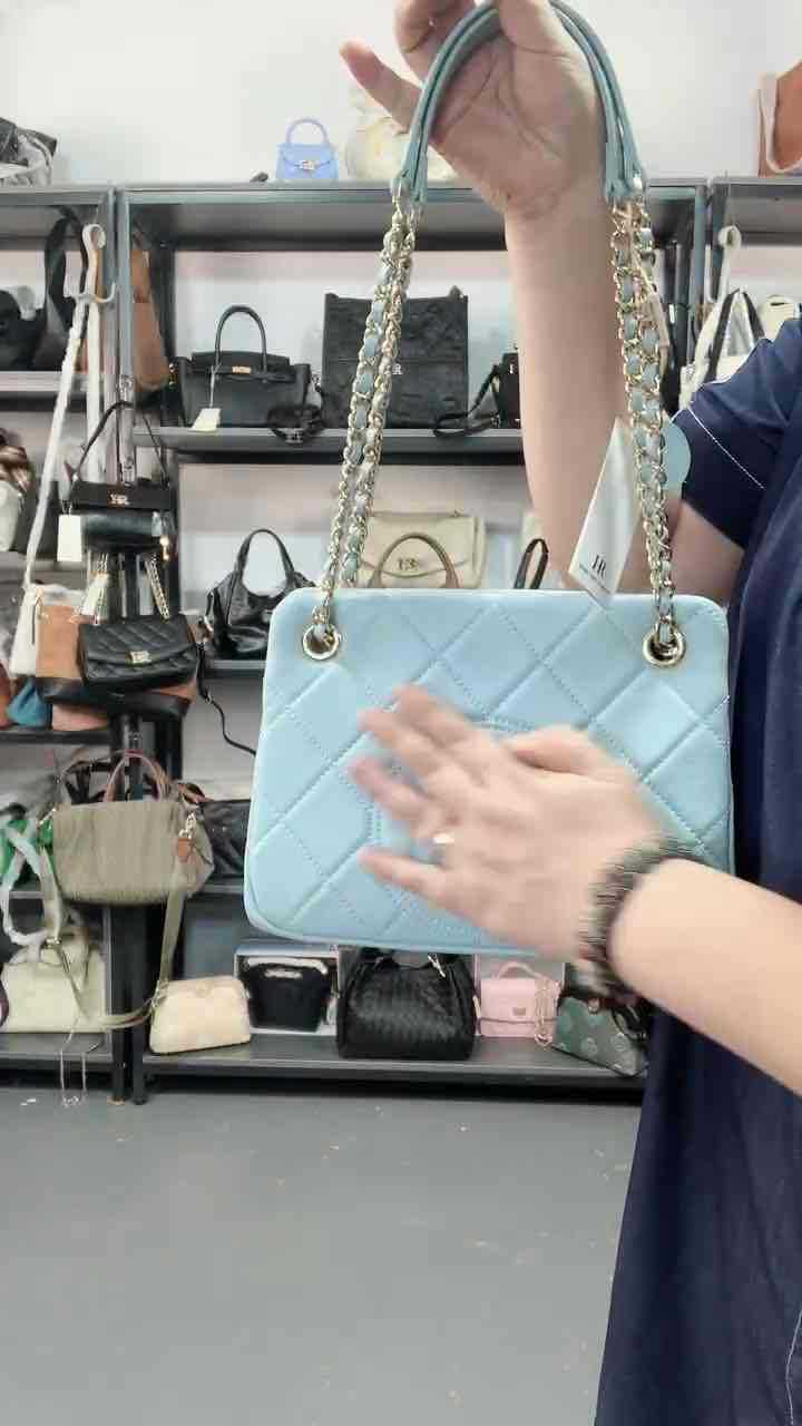 高端头层牛皮单肩女包HR