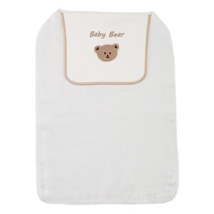 Ins New Sweat Towel Baby Gauze Cotton Pad Back Towel 4-Layer Gauze Sweat Towel for Kindergarten Kids