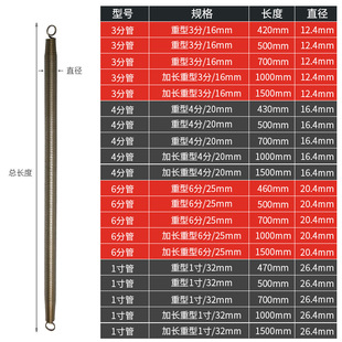 Extended and Thickeneded Pvc Conduit Spring Pipe Bender Industrial Grade High Elastic Electrician Threading 4-Point Spring Pipe Bender