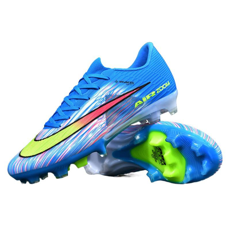 Zapatillas de Fútbol TF para Entrenamiento con Suela de Caucho y TPU Transpirables para Césped Artificial