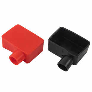 Electric bottle cover square rubber car battery pole protection cap PVC soft sheath silicone electric bottle cover rubber sleeve