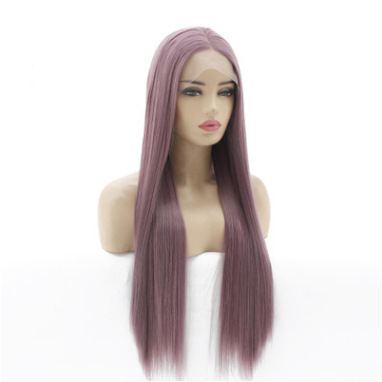 Fábrica de gancho de mano de seda de alta temperatura de encaje de fibra química delante de la línea recta LW0044