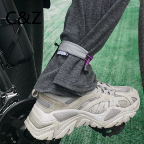 Bicycle harness magnetic beam foot strap night running reflective belt road mountain bike riding leggings bicycle accessories