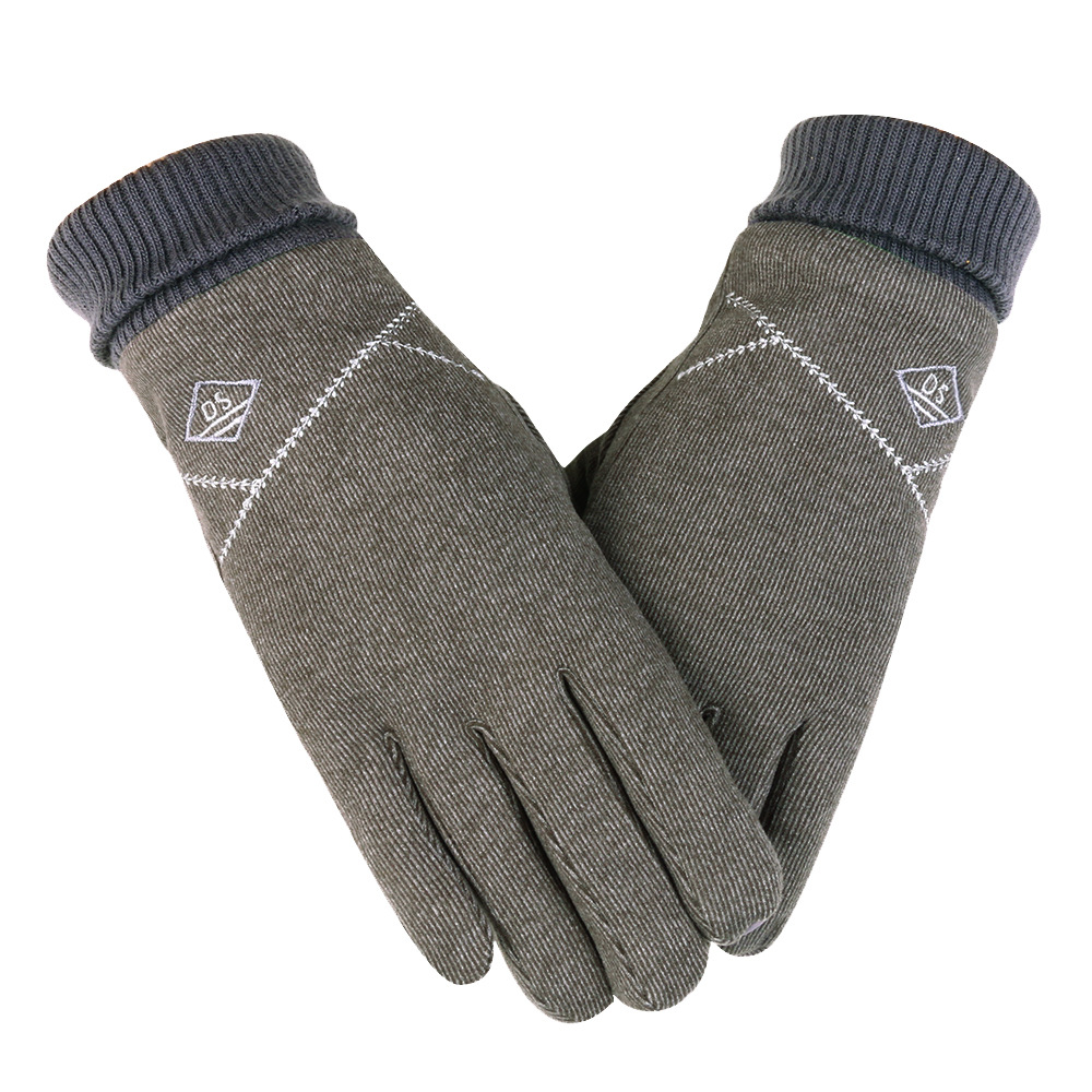 Guantes cálidos para mujer, guantes de ciclismo deportivos de terciopelo alemán para exteriores, forrados de lana, gruesos, resistentes al viento, guantes de invierno para hombre, guantes de invierno compatibles con pantalla táctil.