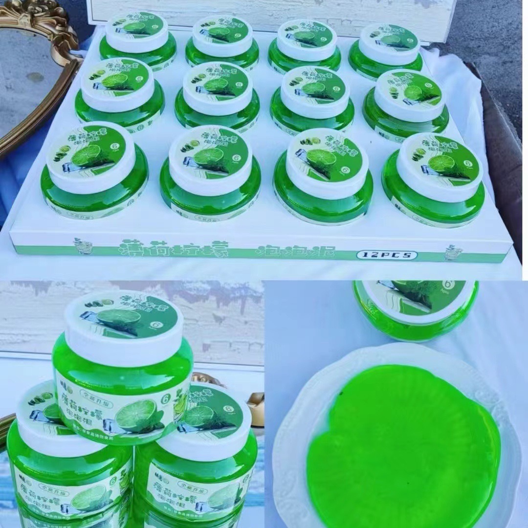 Juguetes para niños, arcilla de colores, arcilla de burbujas, pegamento espumoso, celebridades de Internet, cuanto más juegas, más grande es el puesto de agua falsa, lote de tienda departamental de 2 yuanes