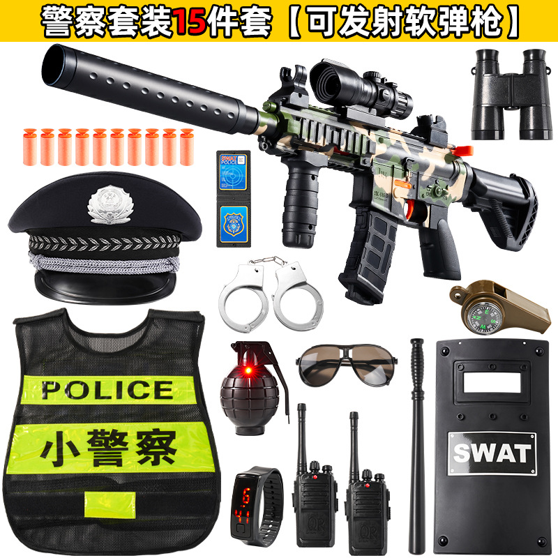 Set, police, 15 pieces