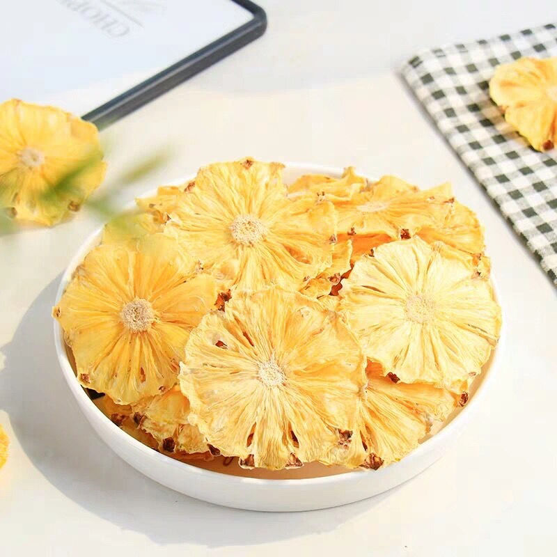 网红水果茶菠萝干片泡水喝的学生水果干菠萝片饮品泡茶源头批发厂