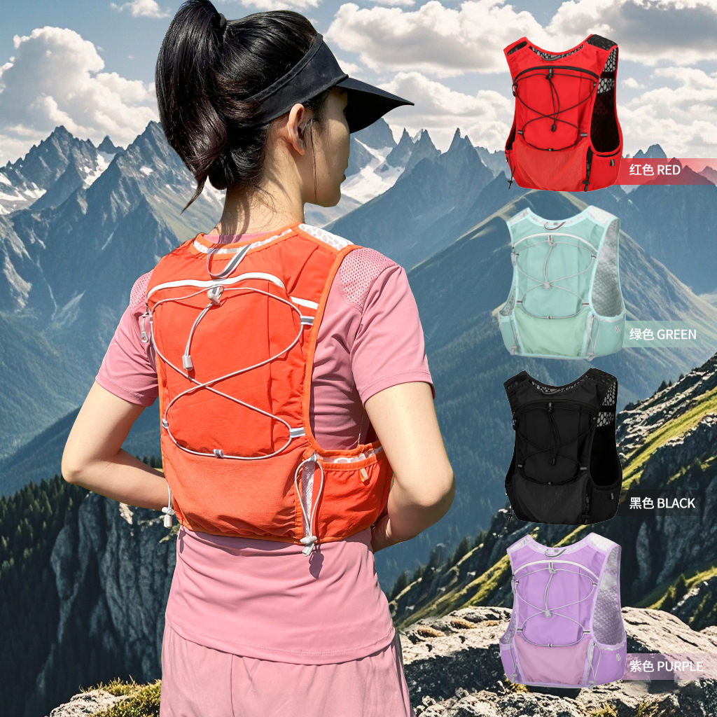 Mochila de montaña, mochila al aire libre transfronteriza, mochila de ciclismo, mochila de maratón, mochila de correr, mochila de agua, mochila de 5L