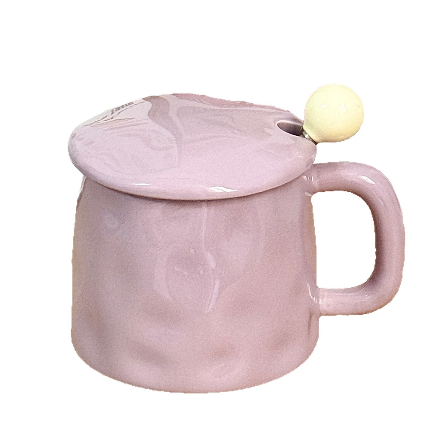 Taza de cerámica de color esmaltado regalo de cumpleaños nicho de diseño taza de alto valor facial para niñas taza de agua casera pareja