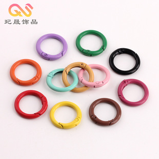 ��ɫ�����\�Ͻ�����Ȧ�_��ȦDIY�ִ���Ȧ�Ʒ���24MM�ǹ�ɫ�A��
