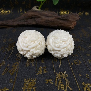 Ivory Fruit Health Ball, Step-By-Step Handball Handle Piece, 4.5 Pieces to Attract Wealth and Fortune, Art Collection Gift