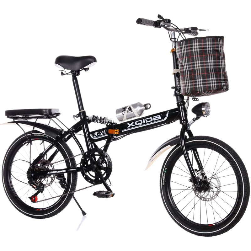 Складной велосипед, 20inch 22inch скоростей, амортизирующий дисковый тормоз, можно использовать взрослым, сверхлегкий портативный детский студенческий велосипед