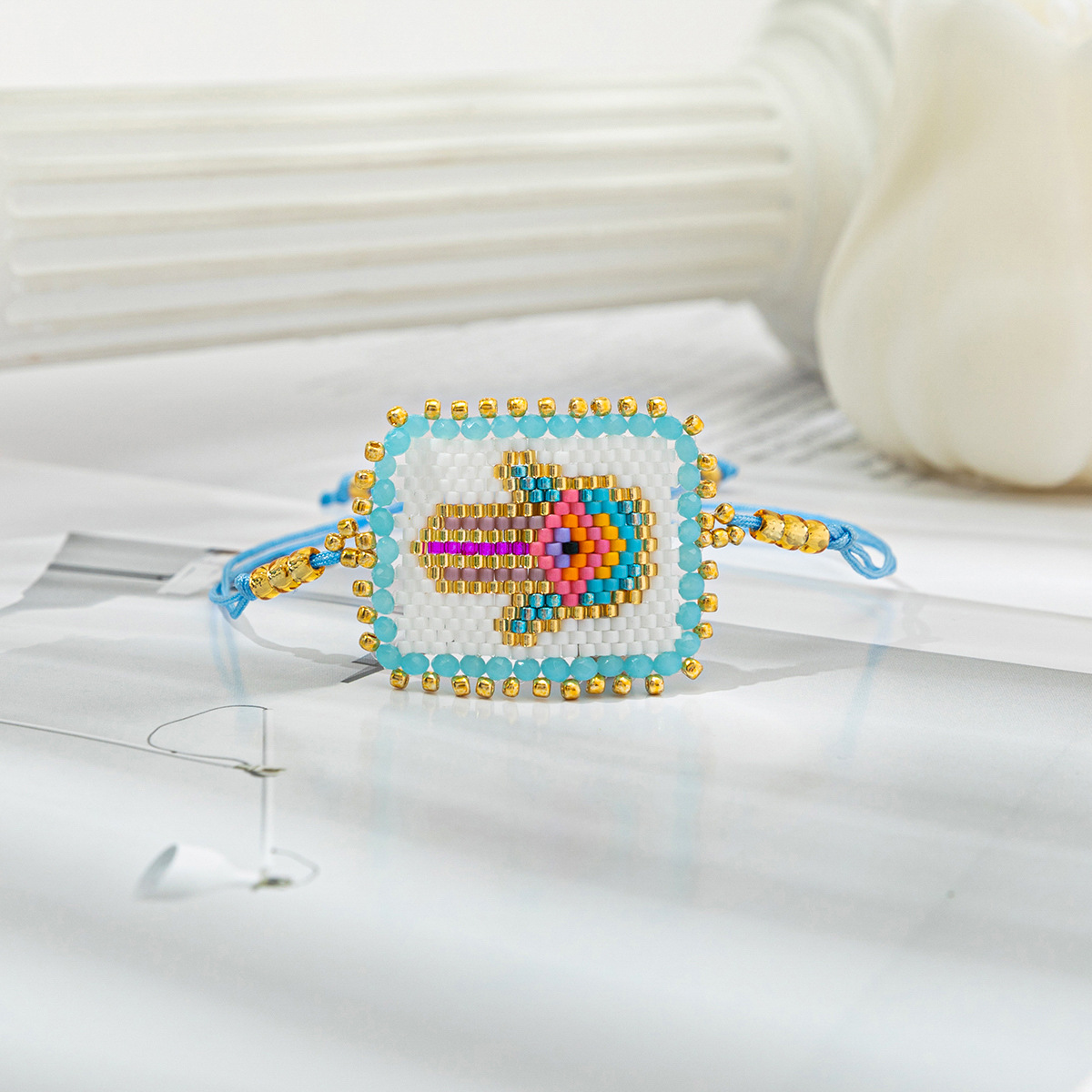 Lucky Evil Eye Red String Bracelet Protection Beaded Jewelry_voghion.com